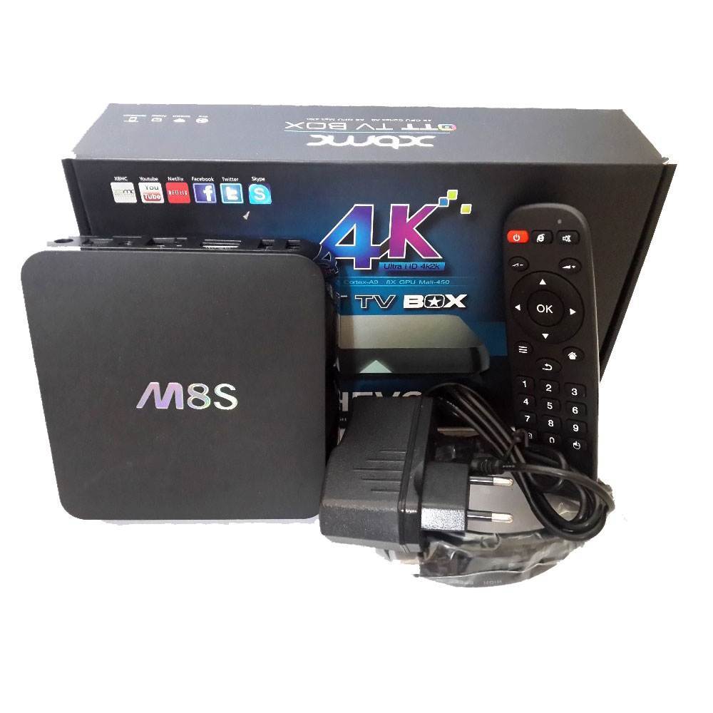 Smart TV приставка M8S с 2/8 гигабайтами памяти