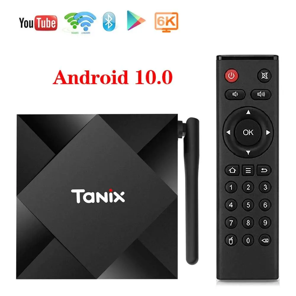 Смарт ТВ Приставка Tanix TX6S 4/32GB Android 10.0 ALLWINNER H616 