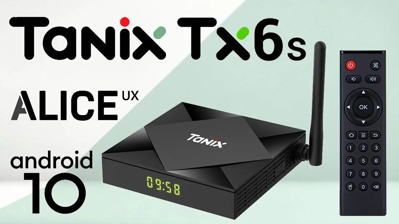Смарт ТВ Приставка Tanix TX6S-H 4/64GB Android 10.0 ALLWINNER H616